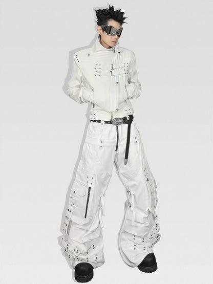 Silver Moon Rider Leather Jacket