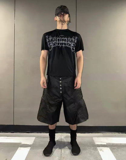 LELOSANGE x JAESTUDIOS Long Half pants