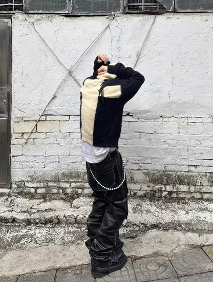 EVI GAZER Black poket pants