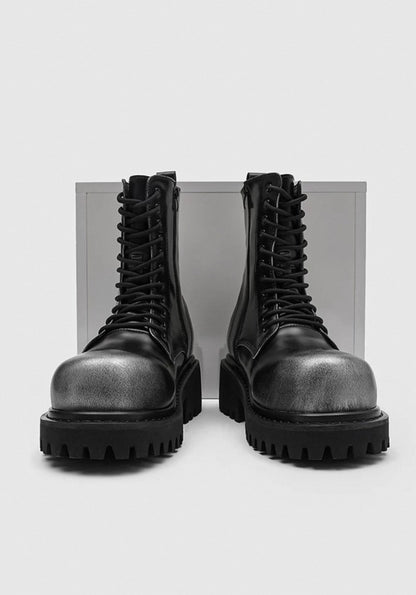 SELFISH PU Lether Platform Boots