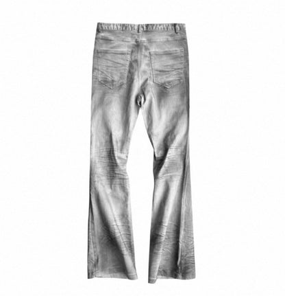 GOJOYJINNI White Flare Denim