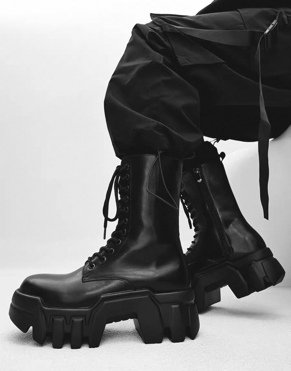 Platform Combat Boots