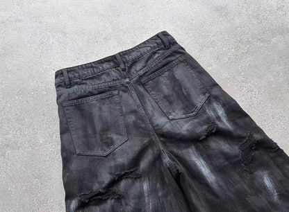 EVI GAZER Black half pants