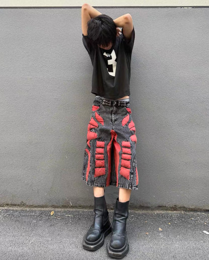 STARTEXCEEDEND Long Half Pants