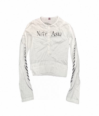DETW Double Collar Graphic Long Sleeve