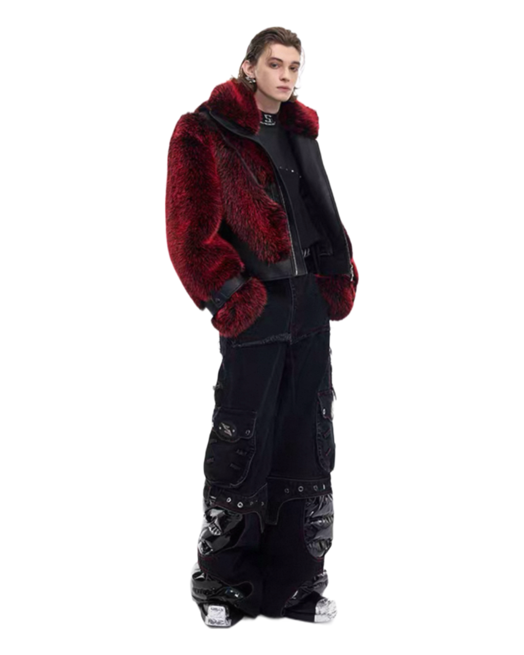 STARTEXCEEDEND Removable Legs Baggy Denim Pants