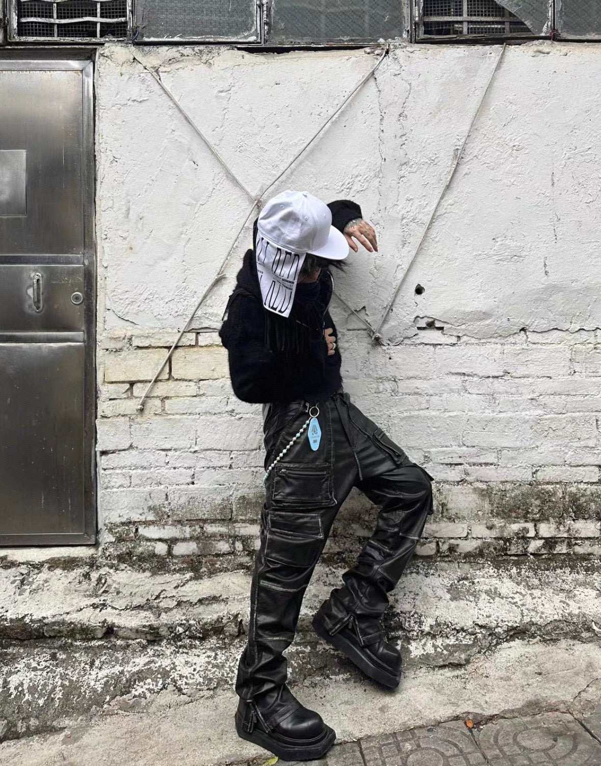 EVI GAZER Black poket pants