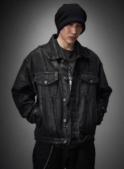 EODUP Wax Denim Jacket