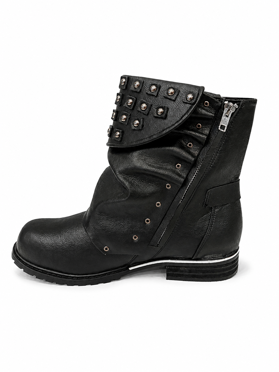 Studded Short Boots