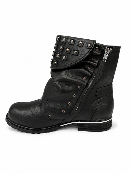 Studded Short Boots
