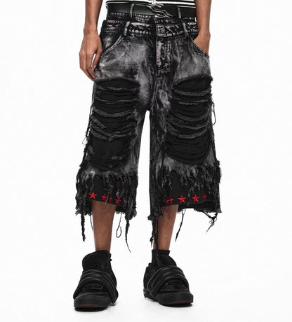 STARTEXCEEDEND Destroy Half Pants