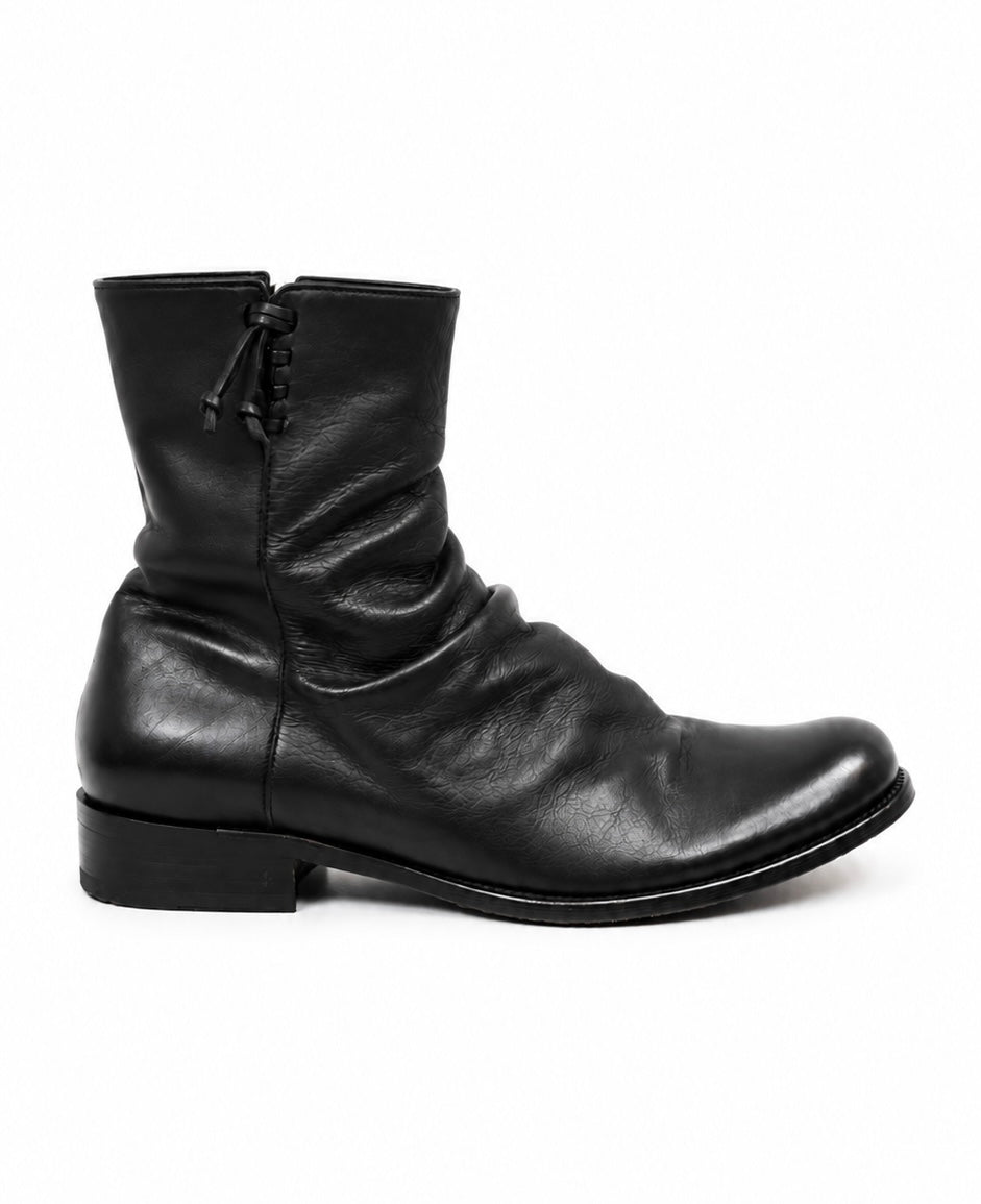 Vintage Washed Mid Boots