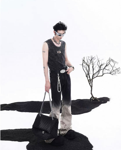 STARTEXCEEDEND 2tone Flare Pants