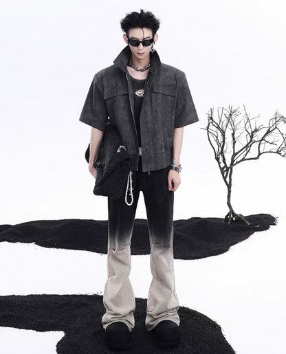 STARTEXCEEDEND 2tone Flare Pants