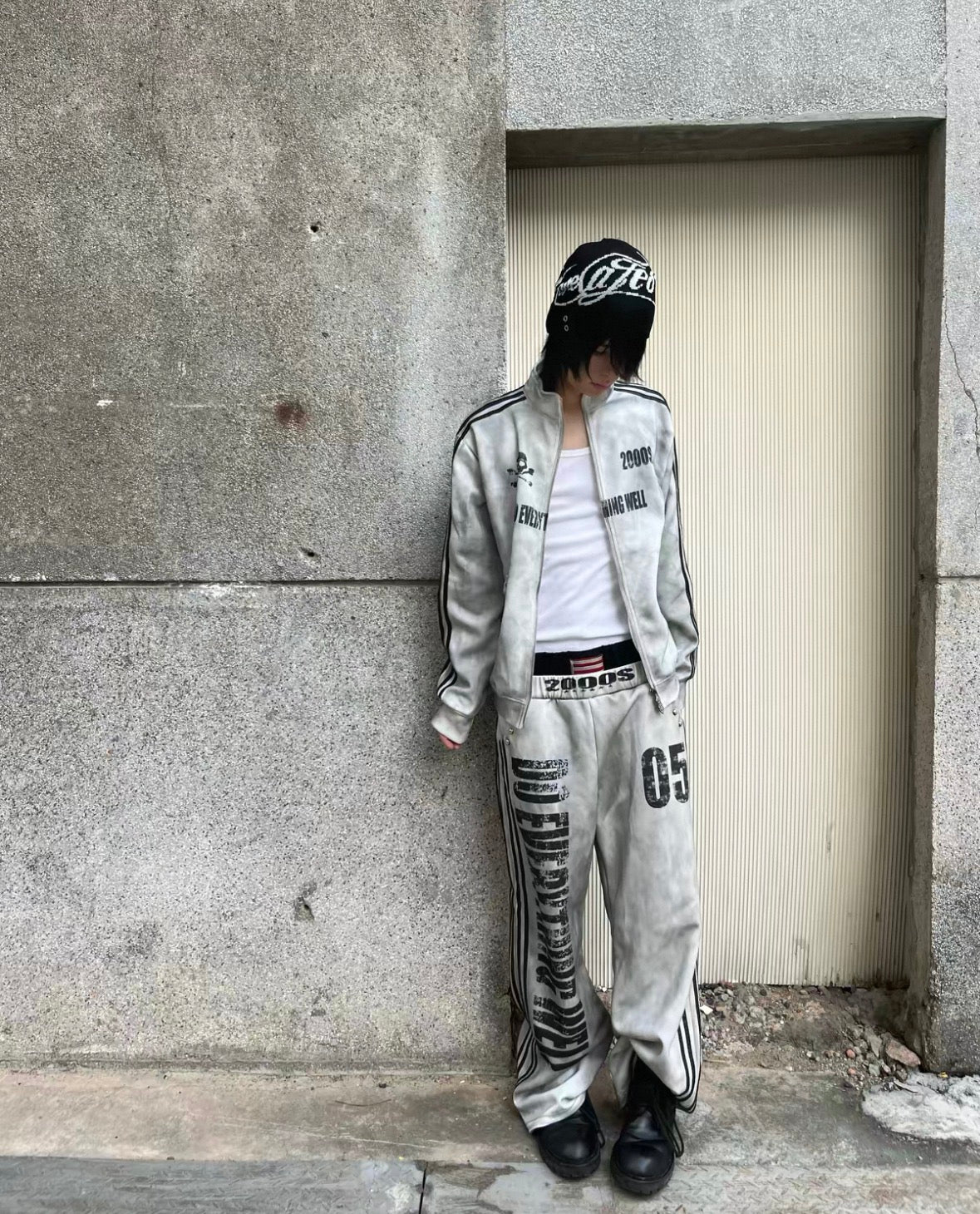 Vintage Washed Wide Sweatpants