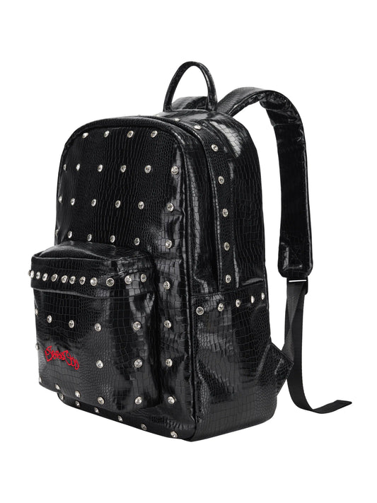 Studded Canvas Backpack