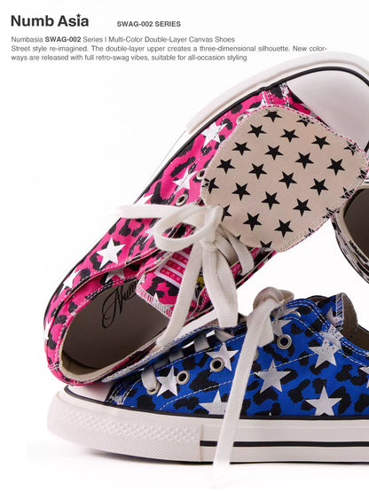 Glitter Star Canvas Low Top Sneakers