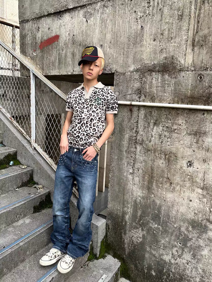 Vintage Washed Slim Fit Jeans
