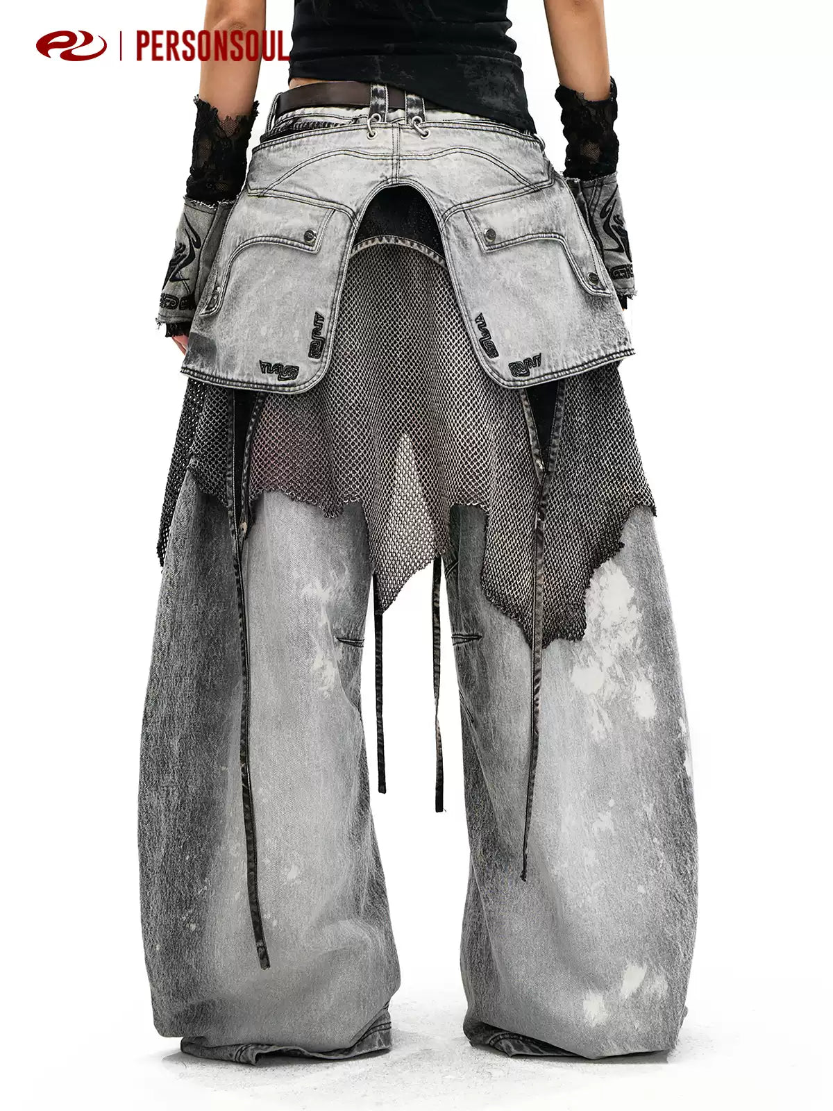 Ash Tactical Detachable Waist Panel Jeans