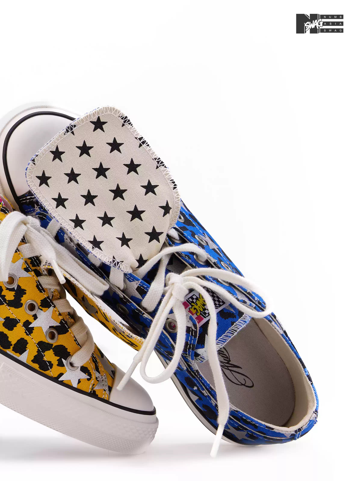Glitter Star Canvas Low Top Sneakers