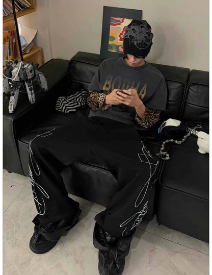 Biomechanical Graphic Knit Beanie