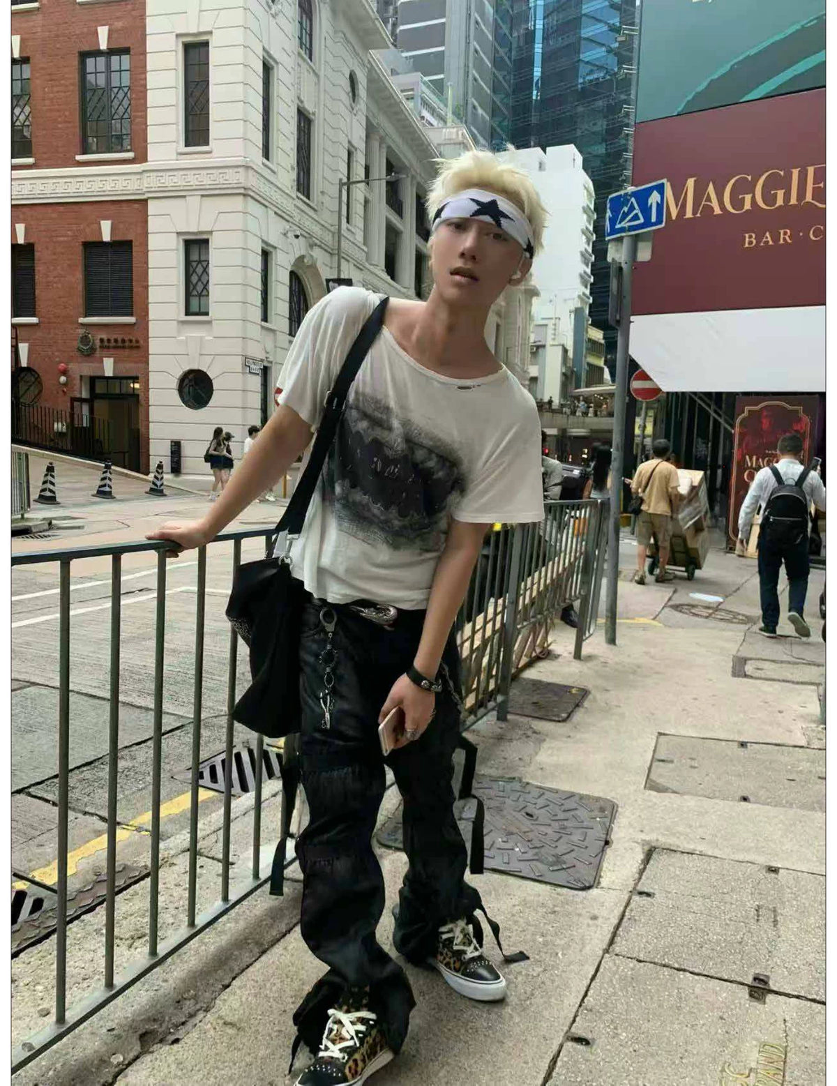 Distressed Graphic Boxy T-Shirt