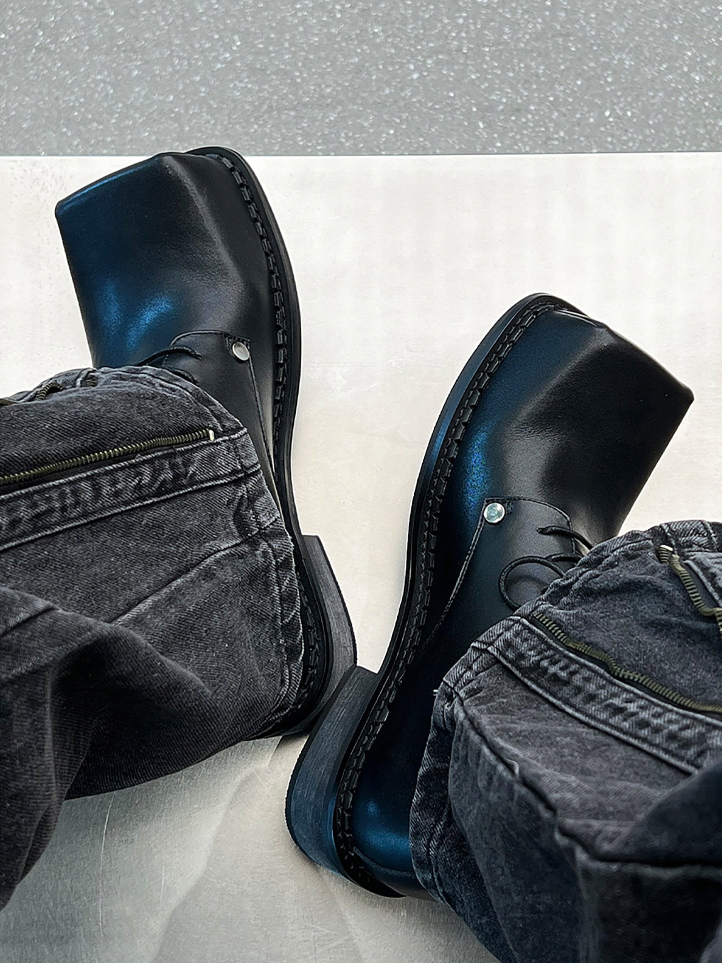 HANQIAORJI Square Loafer