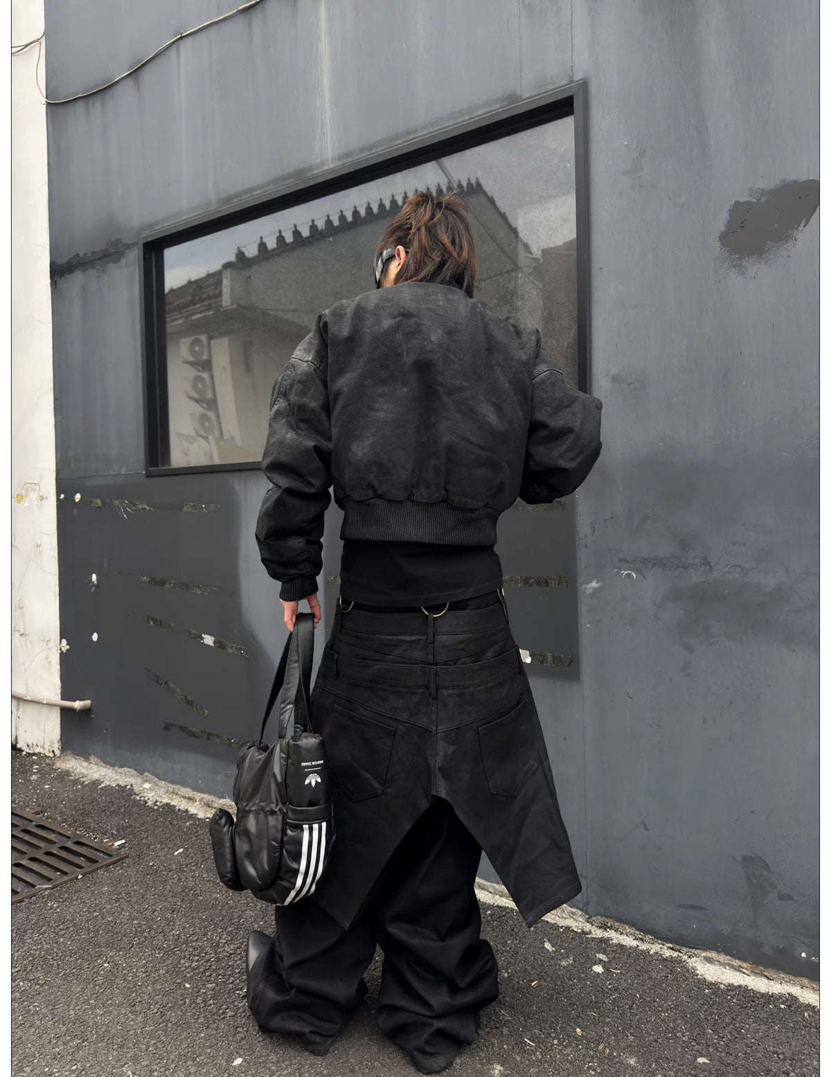 Waxed Washed Bomber Jacket