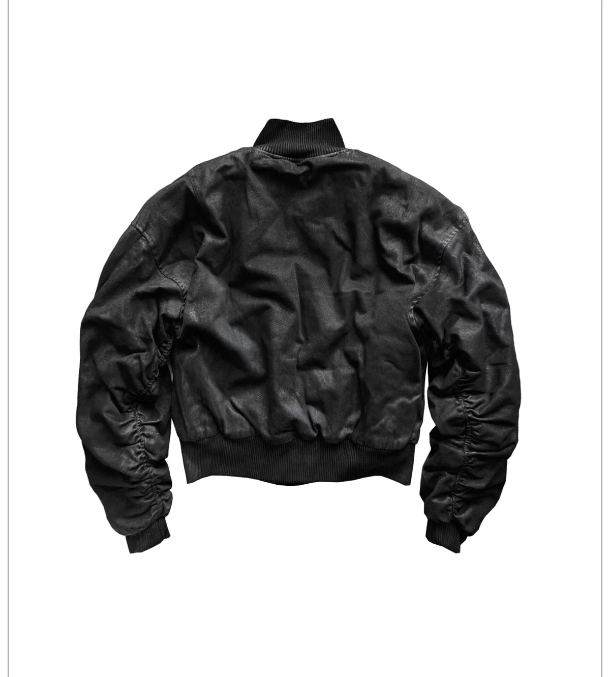Waxed Washed Bomber Jacket
