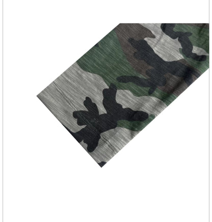 Camouflage Crewneck Long-Sleeve T-Shirt
