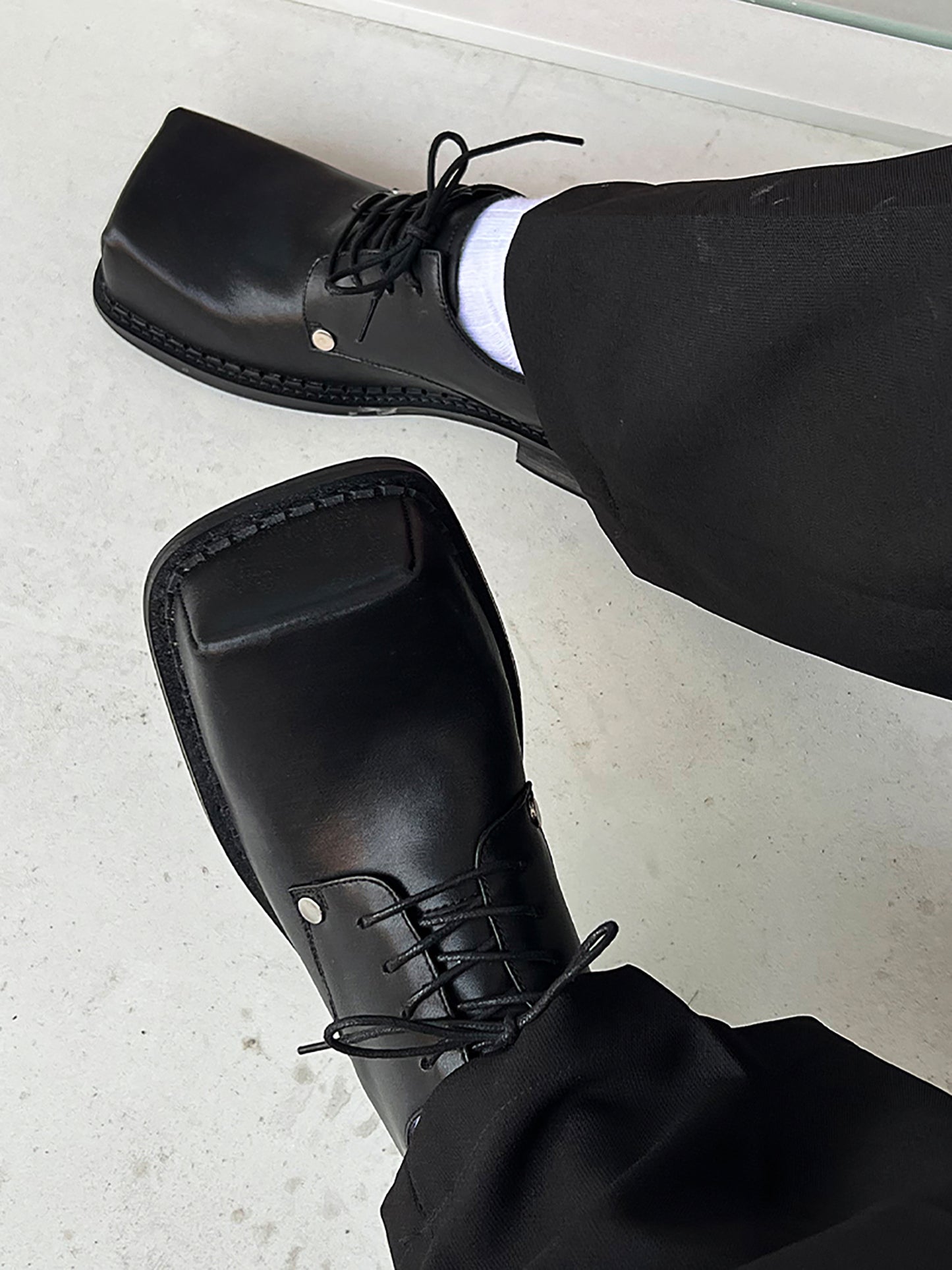 HANQIAORJI Square Loafer