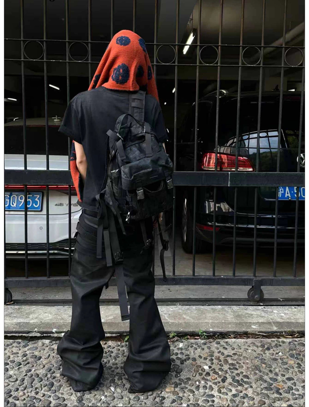 Cracked Coated Canvas Backpack