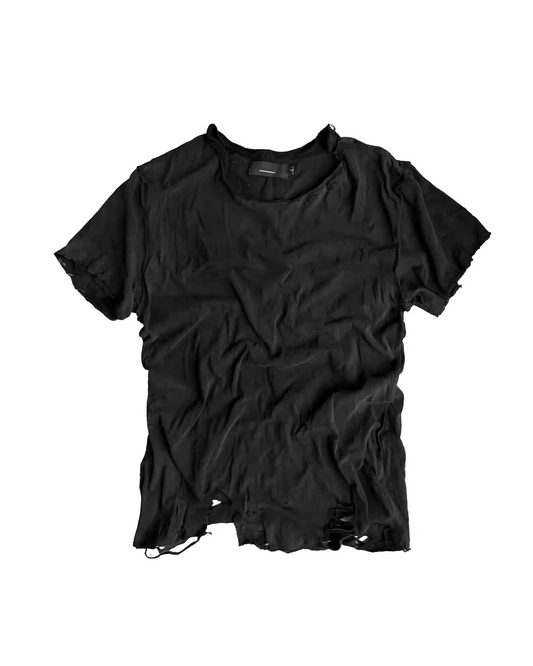 Wrinkled Washed Fitted T-Shirt
