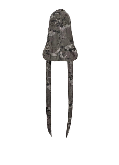 Camouflage Logo Embroidered Long Tie Durag