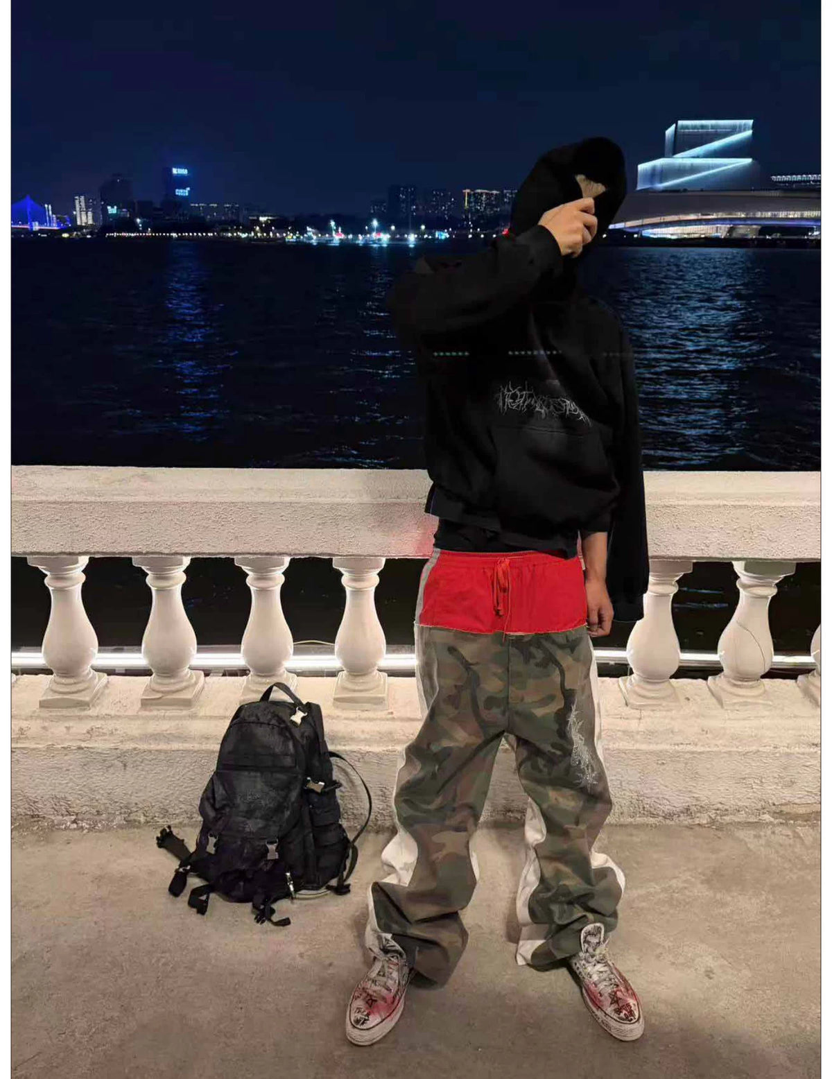 Cracked Coated Canvas Backpack