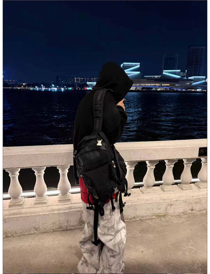 Cracked Coated Canvas Backpack