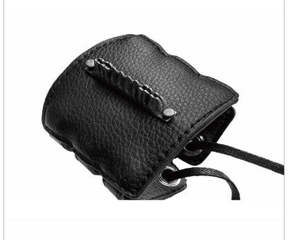 Lace-Up Fang Detail Wrist Cuff