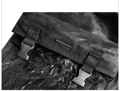 Cracked Coated Canvas Backpack