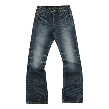 Vintage Washed Slim Fit Jeans