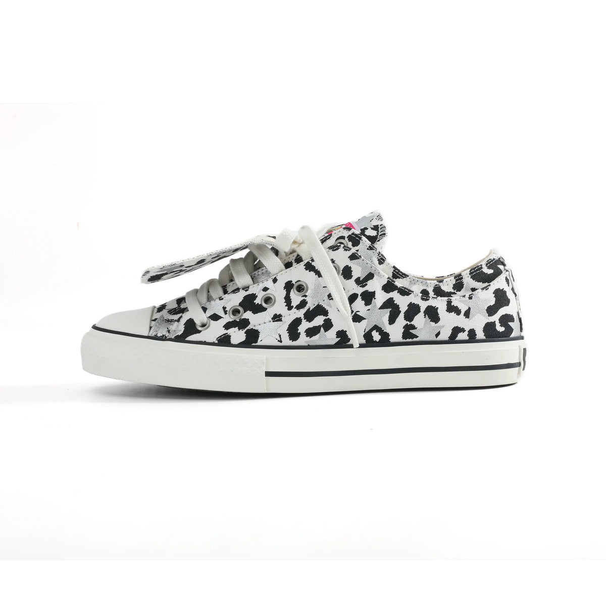 Glitter Star Canvas Low Top Sneakers