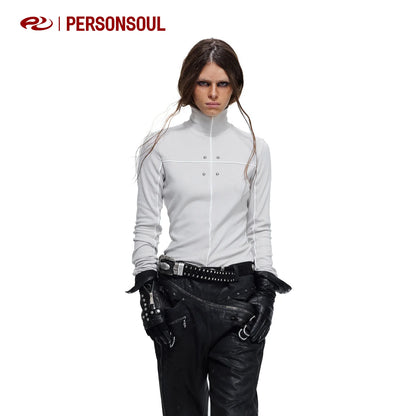 Armor High Neck Slim Fit Long Sleeve Top