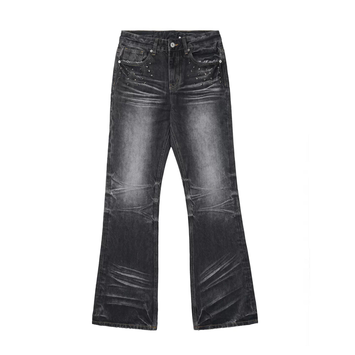 Vintage Washed Slim Fit Jeans